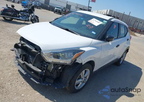 2020 Nissan Kicks S Xtronic Cvt z USA, uszkodzony, nr VIN 3N1CP5BV2LL528809